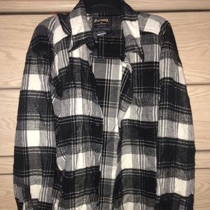 Oversized flannel shirt